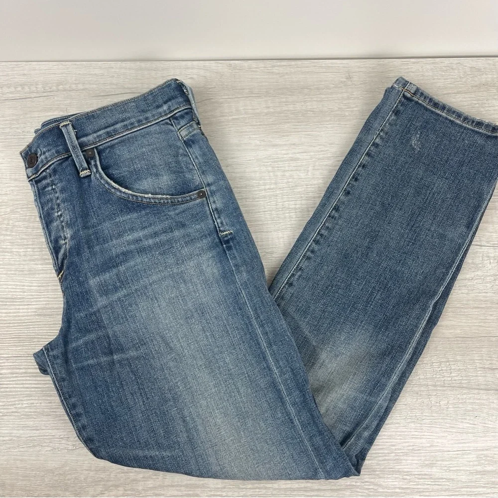 Citizens of Humanity Emerson Slim Boyfriend Ankle in Madera Light, 25 - Picture 10 of 13